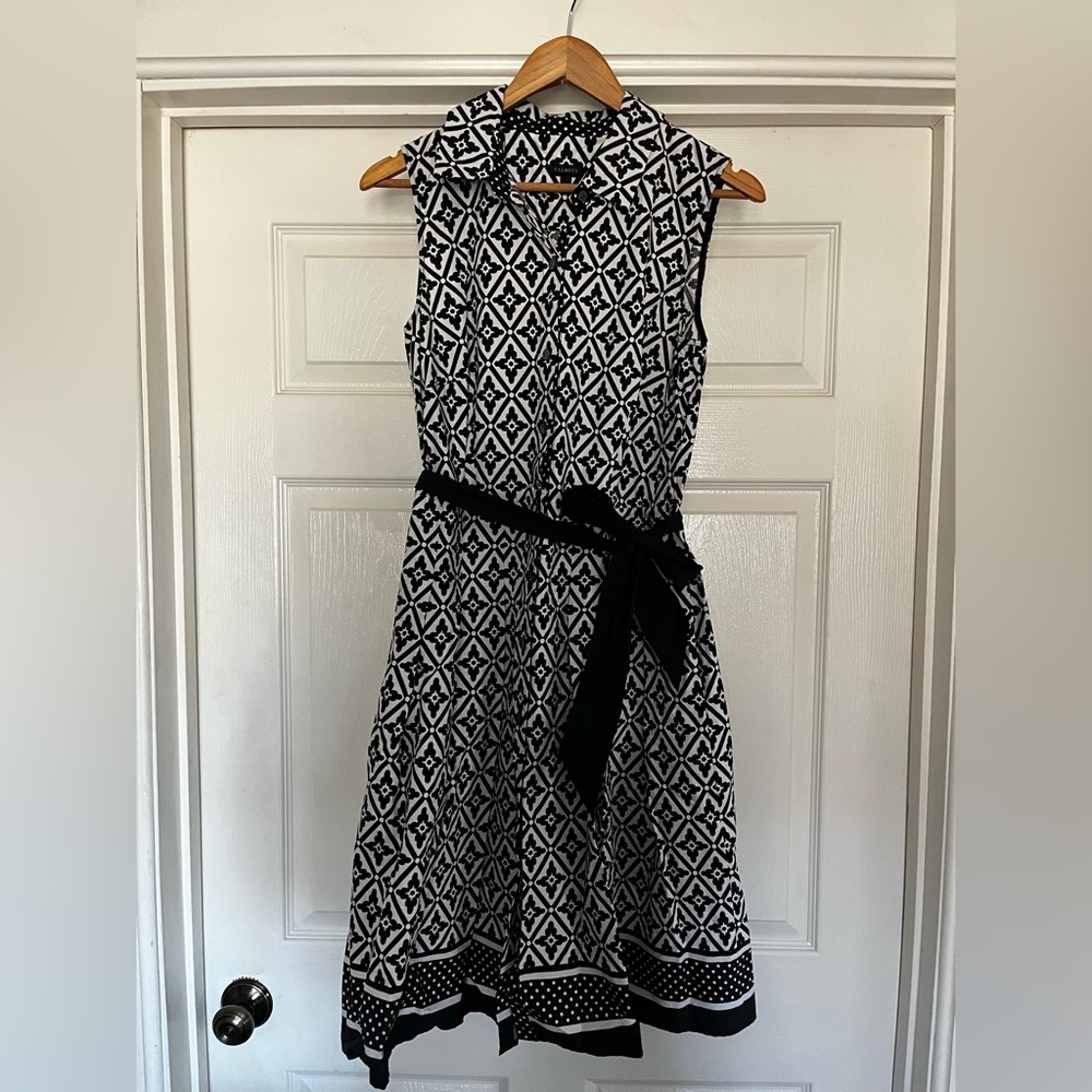 Talbots fit and flare dress